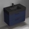 Floating Bathroom Vanity, Modern, Blue, 32